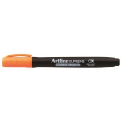 Permanent Marker Artline Supreme Glow, Varf Rotund 1.0mm, Straluceste In Lumina Uv - Portocaliu