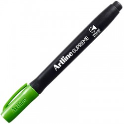 Permanent Marker Artline Supreme Metallic, Corp Plastic, Varf Rotund 1.0mm, - Verde Metalizat
