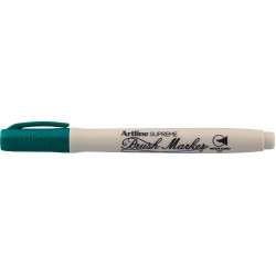 Carioca Artline Supreme, Varf Flexibil (tip Pensula) - Verde Inchis Carioca Artline Supreme, Varf Flexibil (tip Pensula) - Verde Inchis