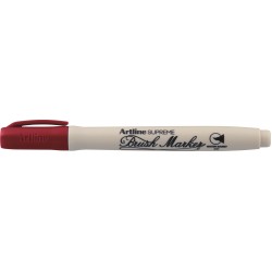 Carioca Artline Supreme, Varf Flexibil (tip Pensula) - Rosu Inchis Carioca Artline Supreme, Varf Flexibil (tip Pensula) - Rosu Inchis
