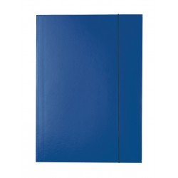 Mapa Cu Elastic Esselte Economy, Carton, A4, Albastru Inchis