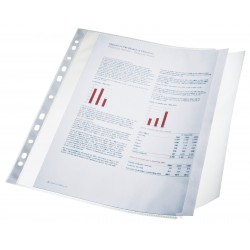 Folie Protectie Esselte Cu Clapa Laterala, A4, Standard, 90 Mic, 10 Buc/set