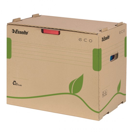 Container Arhivare Si Transport Esselte Eco, Pentru Bibliorafturi, Carton, Natur