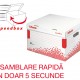 Container Arhivare Si Transport Esselte Speedbox, Cu Capac, Carton, Dimensiune L, Alb