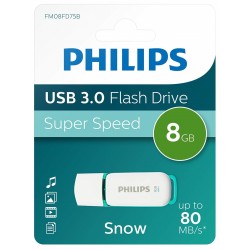 Memory Stick Usb 3.0 - 8gb Philips Snow Edition