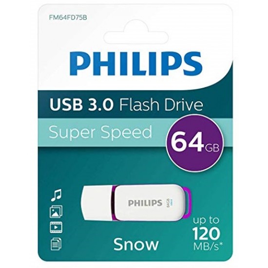 Memory Stick Usb 3.0 - 64gb Philips Snow Edition