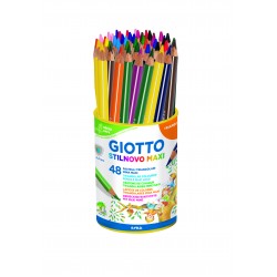 Creioane Colorate 48 Culori/tub, Giotto Stilnovo Maxi