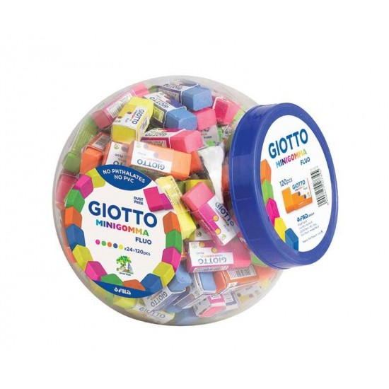 Radiera Simpla, Culori Fluorescente - Giotto