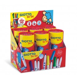 Carioca Super Lavabila, Varf 5mm, 10 Culori/tub, Giotto Be-be