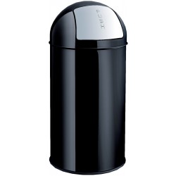 Cos Metalic Cu Capac Antifoc, Clapeta Cu Arc, 50 Litri, Helit - Negru Cos Metalic Cu Capac Antifoc, Clapeta Cu Arc, 50 Litri, Helit - Negru