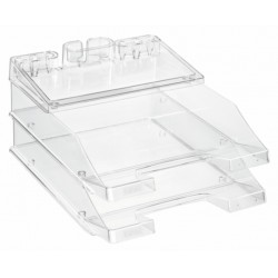 Set 2 Tavi Documente + 1 Istep Organizer, Han Proset - Transparent Cristal
