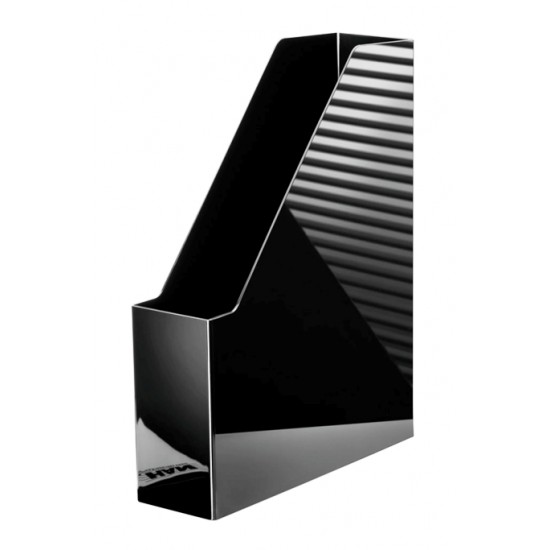 Suport Vertical Plastic Pentru Cataloage Han Iline - Negru Lucios