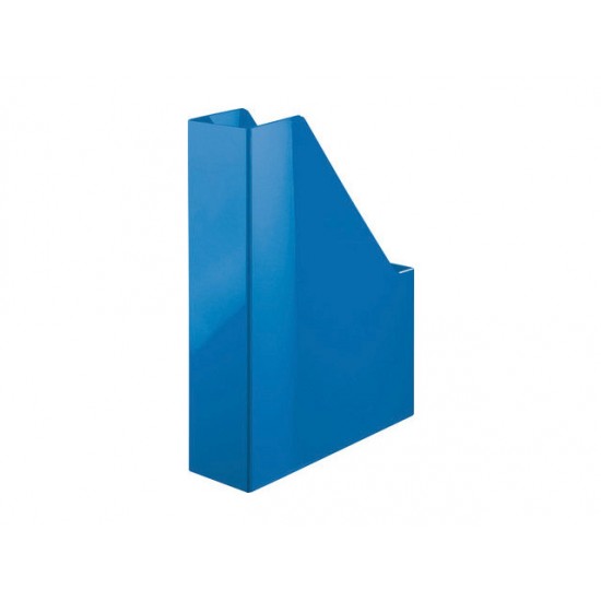 Suport Vertical Plastic Pentru Cataloage Han Iline - Albastru Metalizat