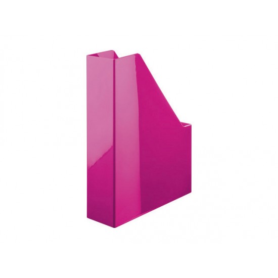 Suport Vertical Plastic Pentru Cataloage Han Iline - Roz Metalizat