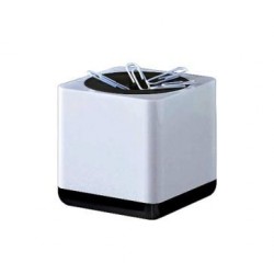 Dispenser Magnetic Pentru Agrafe Han Iline - Alb Lucios/negru Lucios