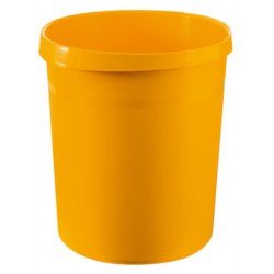 Cos De Birou Pentru Hartii, 18 Litri, Han Grip - Galben