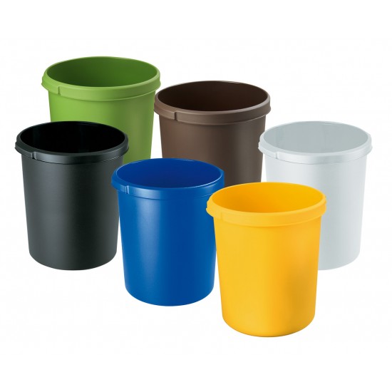 Cos De Birou Pentru Hartii, 30 Litri, Han Grip - Negru