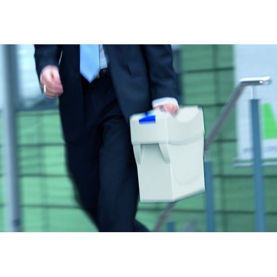 Suport Plastic Pentru 20 Dosare Suspendabile, Cu Capac, Han Swing Plus - Albastru