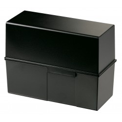 Cutie A5, Cu Capac, Pentru 450 Fise Din Carton, Han - Negru