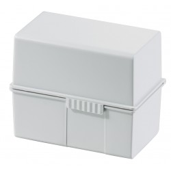 Cutie A6, Cu Capac, Pentru 400 Fise Din Carton, Han - Gri Deschis