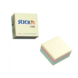Cub Notes Autoadeziv 76 X 76 Mm, 400 File, Stick"n - 4 Culori Pastel Cub Notes Autoadeziv 76 X 76 Mm, 400 File, Stick"n - 4 Culori Pastel