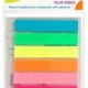 Stick Index Plastic Transparent Color 45 X 8 Mm, 8 X 20 File/set, Stick"n - 8 Culori Neon