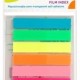 Stick Index Plastic Transparent Color 45 X 8 Mm, 8 X 20 File/set, Stick"n - 8 Culori Neon