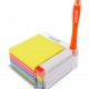 Notes Autoadeziv Cu Suport, 76x76 Mm - 400file/set, 76x14 Mm - 380file/set, Stick"n -culori Asortate