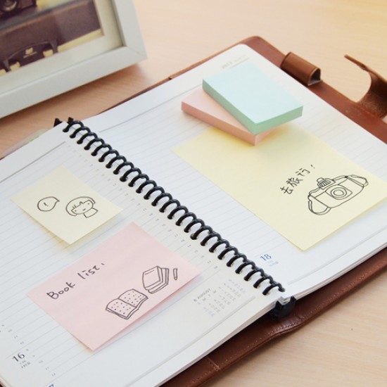 Notes Autoadeziv 38 X 51 Mm, 12 X 100 File/set, Stick"n - 3 Culori Pastel