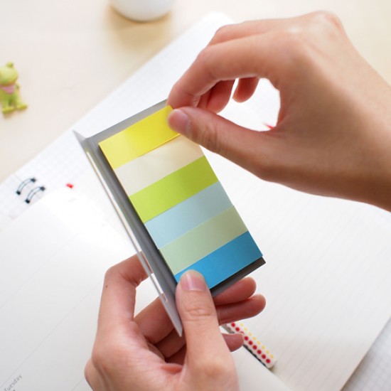 Stick Index Hartie Color 45 X 15 Mm, 6 X 30 File/set, Stick"n - 6 Culori Neon Si Pastel