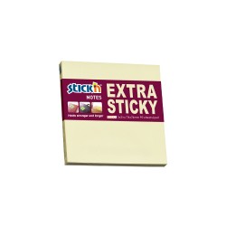 Notes Autoadeziv Extra-sticky 76 X 76mm, 90 File, Stick"n - Galben Pastel Notes Autoadeziv Extra-sticky 76 X 76mm, 90 File, Stick"n - Galben Pastel