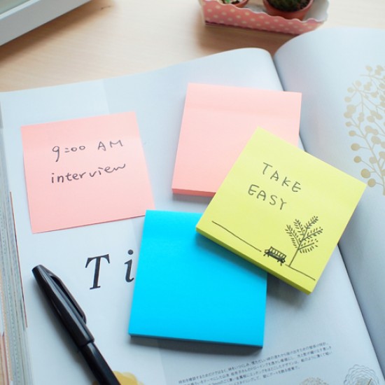 Notes Autoadeziv Extra-sticky 76 X 76mm, 90 File, Stick"n - Verde Neon