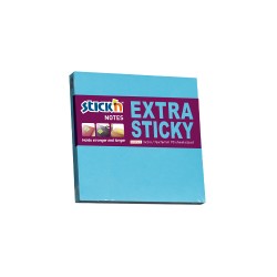 Notes Autoadeziv Extra-sticky 76 X 76mm, 90 File, Stick"n - Albastru Neon Notes Autoadeziv Extra-sticky 76 X 76mm, 90 File, Stick"n - Albastru Neon