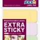 Etichete Autoadezive 25 X 65 Mm, 3 X 90 Etichete/set Stick"n Extra Sticky Label - Pastel Asortate