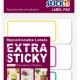 Etichete Autoadezive 25 X 65 Mm, 3 X 90 Etichete/set Stick"n Extra Sticky Label - Albe- Chenar Color