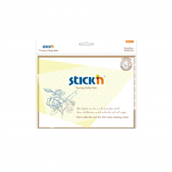 Notes Autoadeziv Transparent (calc) 152 X 203 Mm, 30 File, Stick"n Tracing - Transparent