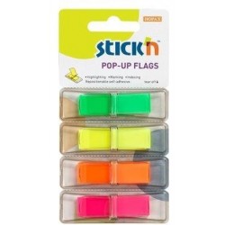 Film Index Autoadeziv 45 X 12mm, 4 X 40 File/set, Cu Dispenser, Stick"n Pop-up - V/g/p/r