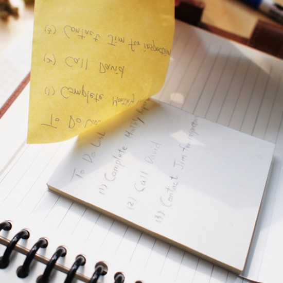 Copinote 101 X 75 Mm, 20 Seturi/carnet, Autocopiativ, Stick"n - Alb