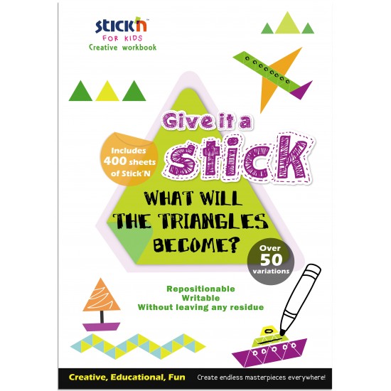 Carte Creativa Stick"n Triangle - Triunghiuri Neon Asortate