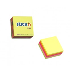 Cub Notes Autoadeziv 51 X 51 Mm, 250 File, Stick"n - 5 Culori Neon Cub Notes Autoadeziv 51 X 51 Mm, 250 File, Stick"n - 5 Culori Neon