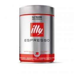 Cafea Illy Espresso Strong, 250gr./cutie Metalica - Macinata