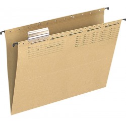 Dosar Suspendabil Cu Eticheta , Bagheta Metalica, Q-connect - Kraft