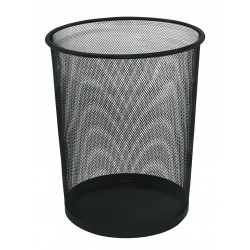 Cos Metalic Mesh, Pentru Hartii, 19 Litri, Q-connect - Negru Cos Metalic Mesh, Pentru Hartii, 19 Litri, Q-connect - Negru
