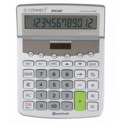 Calculator De Birou, 12 Digits, 154 X 205mm, Ecran Rabatabil, Q-connect Premium - Gri Calculator De Birou, 12 Digits, 154 X 205mm, Ecran Rabatabil, Q-connect Premium - Gri
