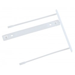 Alonja De Mare Capacitate, Pentru Arhivare, Plastic, 100buc/set, Q-connect Z-clip - Alba