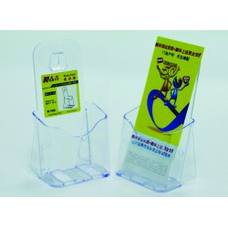 Display Plastic Pentru Brosuri, De Birou/perete, 1 X 1/3a4, Kejea - Transparent