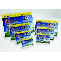 Display Plastic Cu Magneti, Pentru Pliante, Forma Curbata, A4-landscape (297 X 210mm), Kejea -transp
