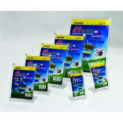 Display Plastic Cu Magneti, Pentru Pliante, Forma Curbata, A4-portrait (210 X 297mm), Kejea -transp