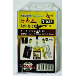 Suport Pp, Pentru Carduri, 54 X 85mm, Vertical Cu Sistem Anti-alunecare, 5 Buc/set, Kejea - Transp.