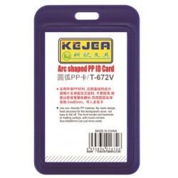 Suport Pp Tip Arc, Pentru Carduri, 55 X 85mm, Vertical, 5 Buc/set, Kejea - Bleumarin